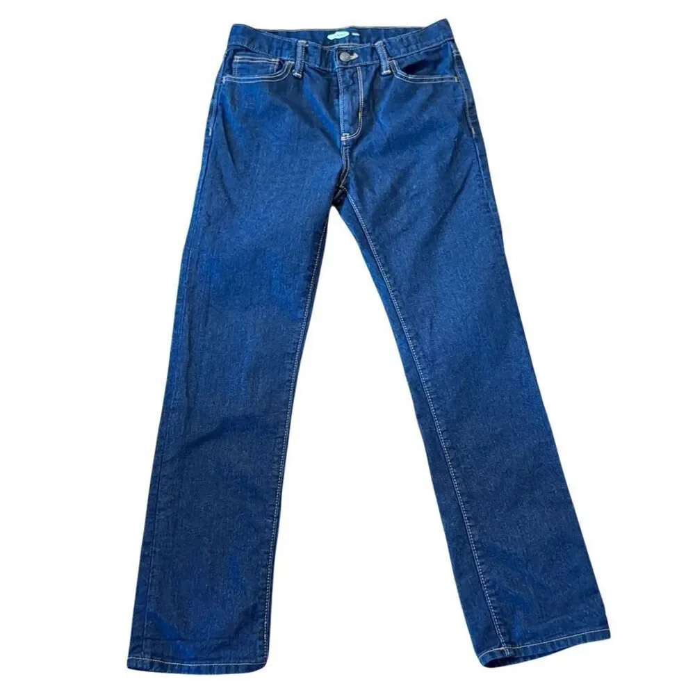 Old Navy boys skinny jeans dark wash size 14